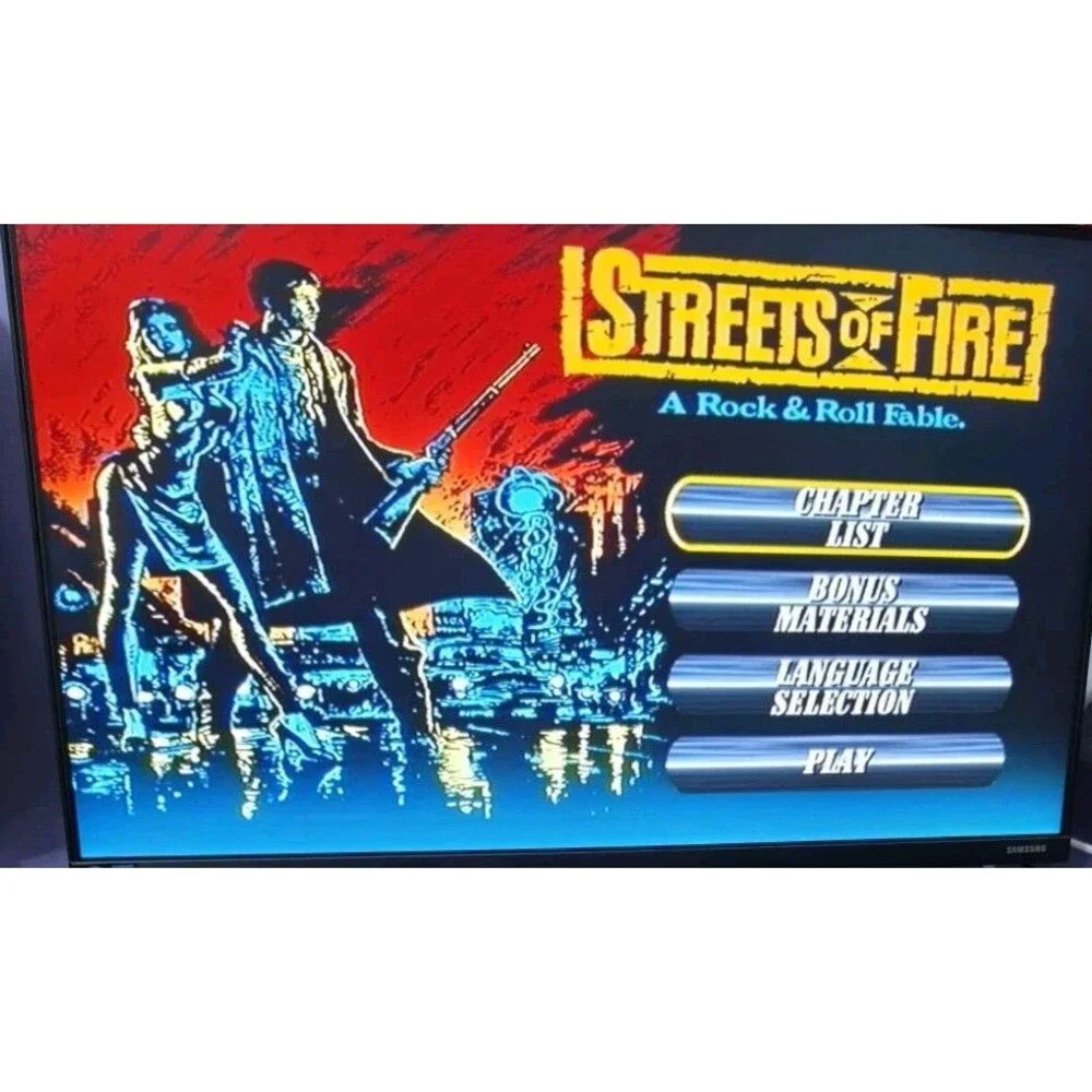 Sony DVP-SR210P DVD Player Bundle with Remote - Streets of Fire, Wild Hogs DVDs
